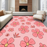 Modern Boho Flora with Interlocking Petals and Playful Bow Details(Pink)