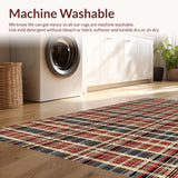 Ultra Soft Area Rug, Non Slip, Stain Resistant, Washable Area Rugs for Living Room, Bedroom, Tiger Skin Pattern Polyester(Beige)