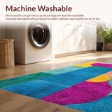Ultra Soft Area Rug, Non Slip, Stain Resistant, Washable Area Rugs for Living Room, Bedroom, Pool Entrance Doormat Style-5(Yellow)