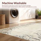 Ultra Soft Area Rug, Non Slip, Stain Resistant, Washable Area Rugs for Living Room, Bedroom, Fawn Animal Print(Beige)