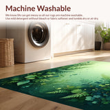 Ultra Soft Area Rug, Non Slip, Stain Resistant, Washable Area Rugs for Living Room, Bedroom, Fluffy Shag Nursery(Green)