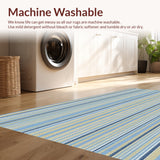 Ultra Soft Area Rug, Non Slip, Stain Resistant, Washable Area Rugs for Living Room, Bedroom, Ushak Pamukkale Traditional(Beige)