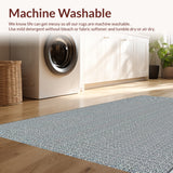 Ultra Soft Area Rug, Non Slip, Stain Resistant, Washable Area Rugs for Living Room, Bedroom, Western Aesthetic Throw Rug(Gray)