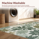 Ultra Soft Area Rug, Non Slip, Stain Resistant, Washable Area Rugs for Living Room, Bedroom, Abstract Low Pile(Gray)